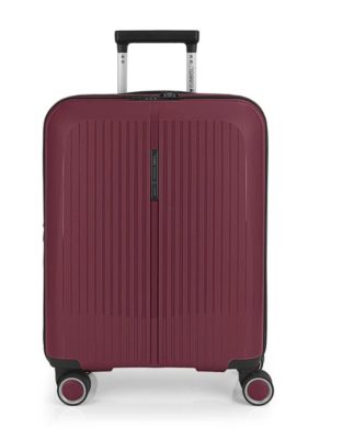 Brooklyn S bordó Ryanair 55x40x20 bővíthető bőrönd, kabinbőrönd