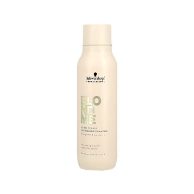 Schwarzkopf Blondme Bond Repair Nourishing intenzíven tápláló sampon szőke hajra, 300 ml