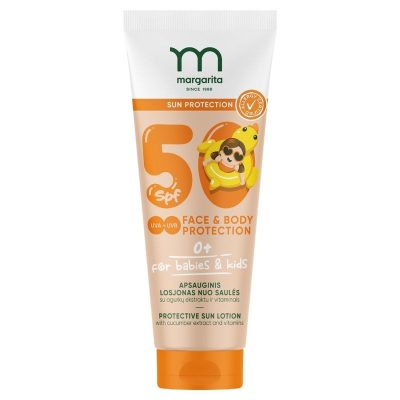 Margarita Napvédő krém uborkakivonattal babáknak SPF50, 75 ml