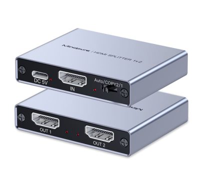 4K HDMI Splitter 1 bemenet, 2 kimenet – Kétirányú HDMI elosztó 1x2