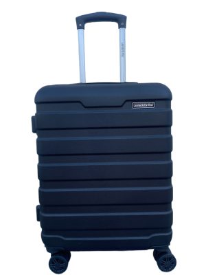 Delta fekete M Ryanair 55x40x20 bőrönd, kabinbőrönd