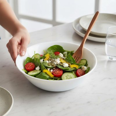 Whom 16,5 cm-es salátás tálka 6 db-os csomag - edzett üveg