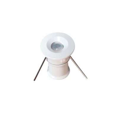 UNIVERSO Bútorba építhető lámpa DC:12v 1w 6500k IP65 Fehér D20x25mm kivágás:D15mm