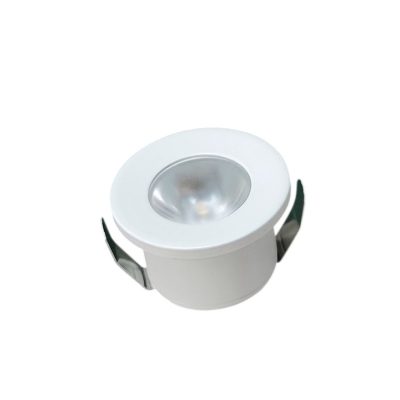 UNIVERSO Mini spot lámpatest 1w 6500k 80lm 30° IP20 Fehér D31x22mm kivágás:D25mm