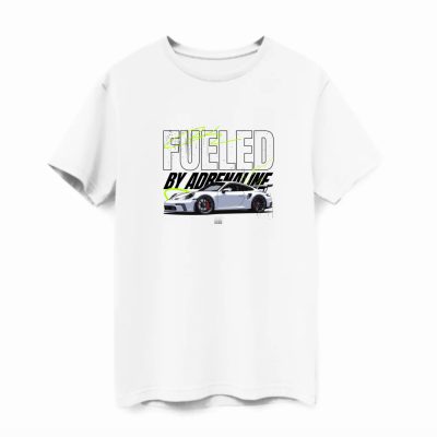 Fueled by adrenaline póló fehér