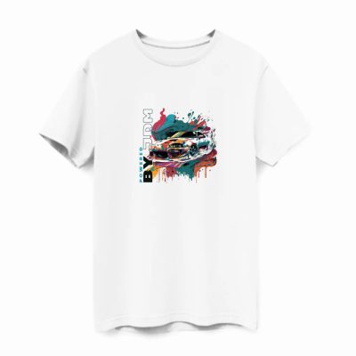 Powered by JDM póló fehér