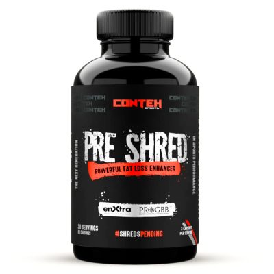 PRE SHRED™ - ELŐRENDELHETŐ! - Látványos Zsírégetés, Fokozott Motiváció & Koncentrálóképesség - 90 Kapszula - Conteh Sports