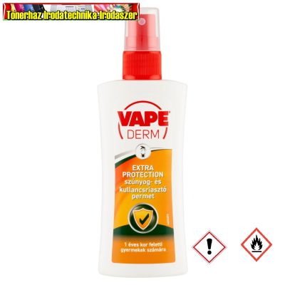 Vape Derm Extra Protection szúnyog- és kullancsriasztó , pumpás 100 ml