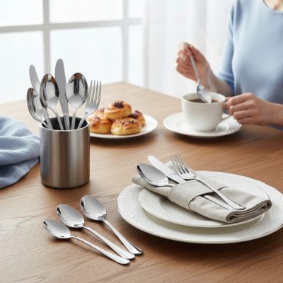 Evőeszköz készlet 18 részes (6 személyes) 18/10 rozsdamentes klasszikus éttermi szett Euro