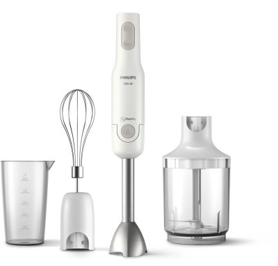 PHILIPS Daily Collection ProMix rúdmixer, 700 W, fröccsenés elleni védelem, ergonomikus kialakítás, gyors keverés egy gombnyomással