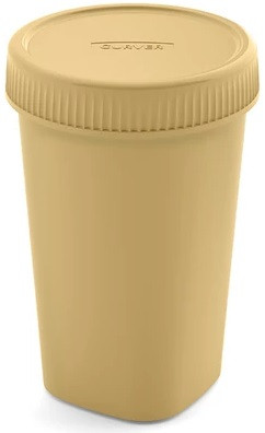 Curver Csavaros Tetejű pohár 0,5l sárga (8/karton)